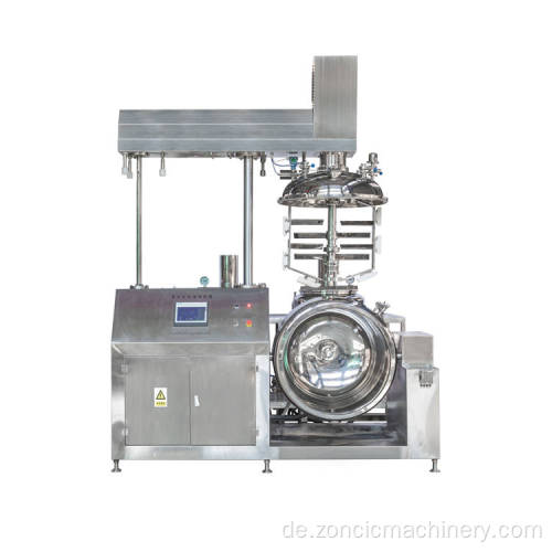 Hydraulische Anheben 100L-Flüssigkeitsmischung Vakuum-Emulging-Lotionsmischer Salbe Homogene Emulgator Kosmetische Mischmaschine